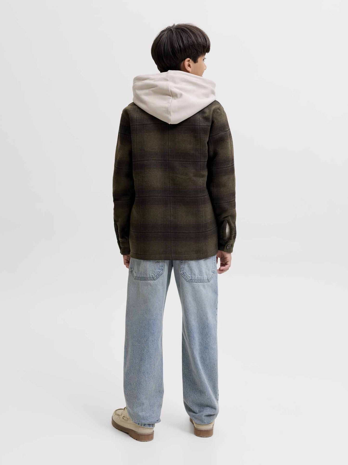 Jack&Jones Jr Soho, camicia Unisex bambino verde
