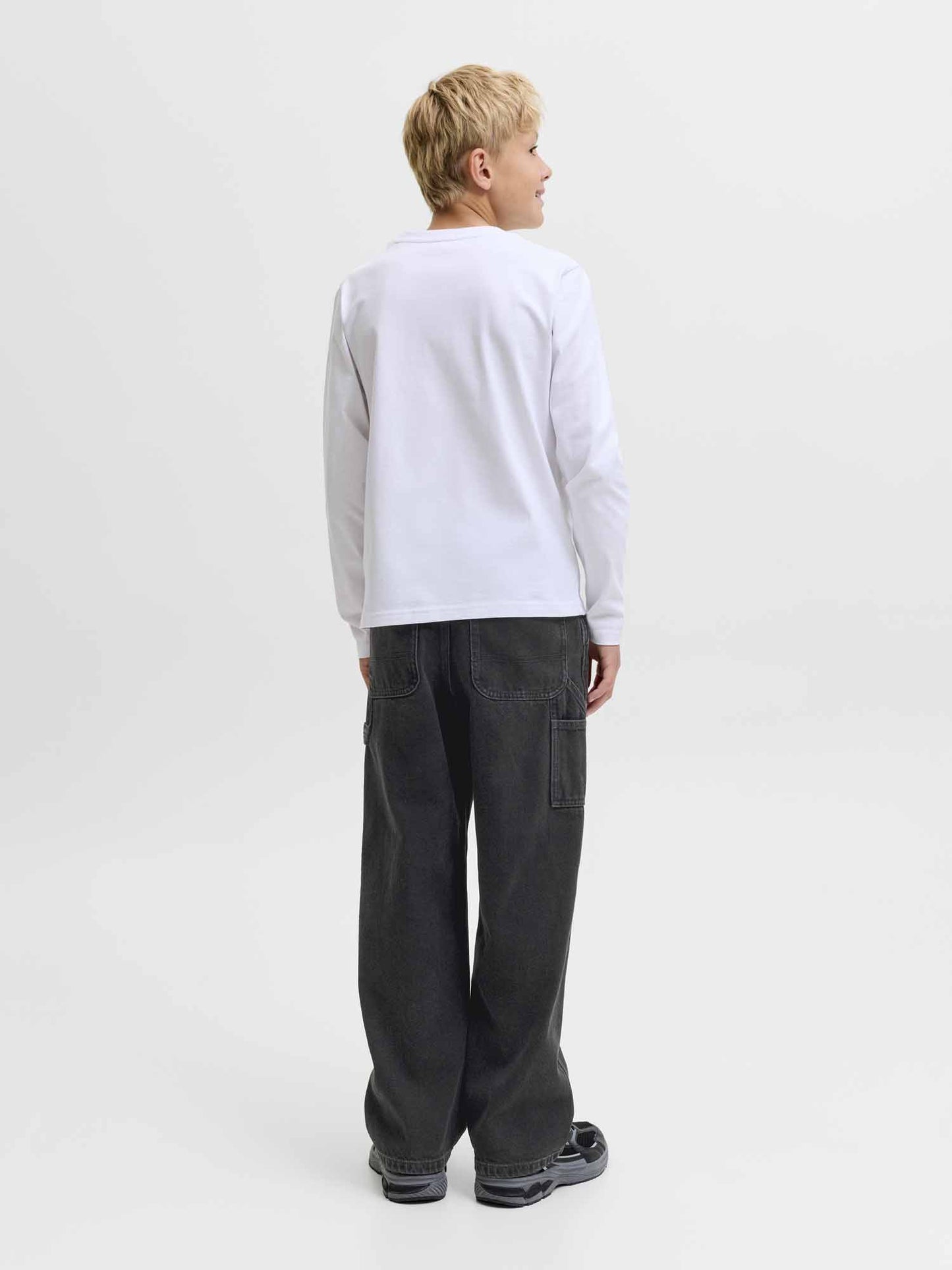 Jack&Jones Jr Alex Carp, jeans da bambino neri
