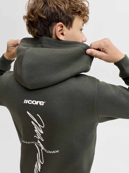 Jack&Jones Jr Club, felpa da bambino verde