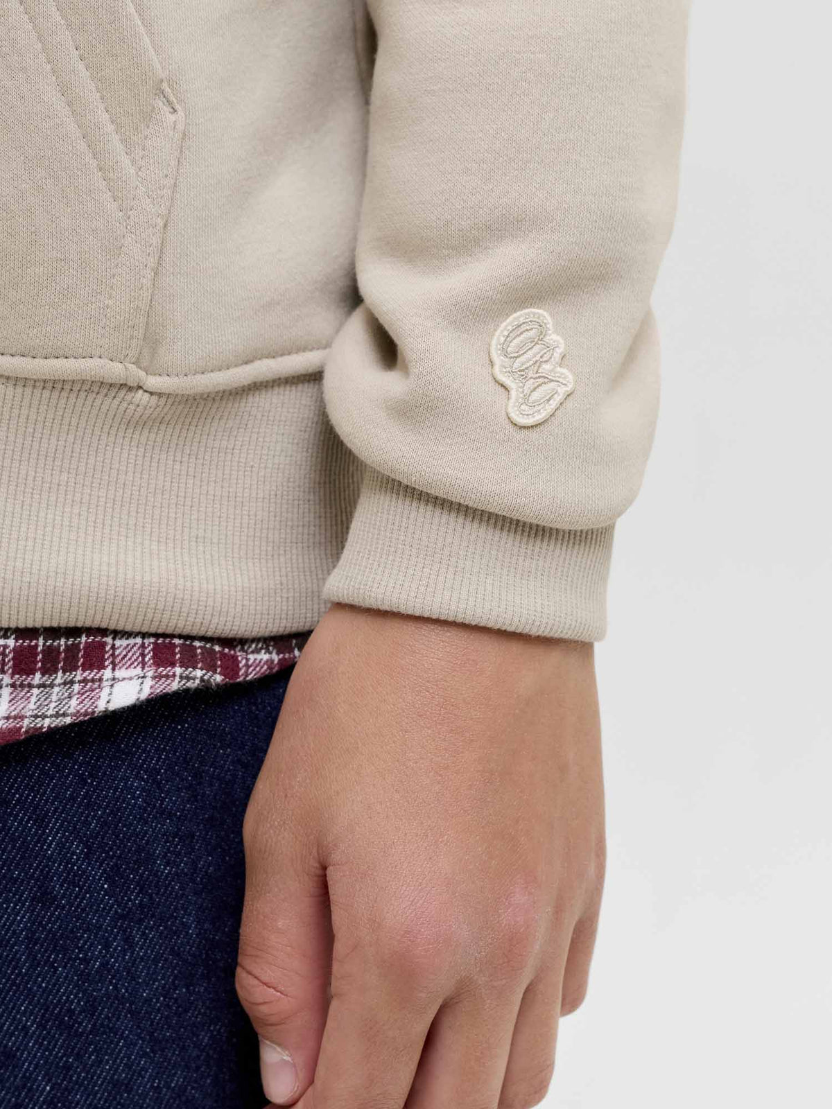 Jack&Jones Jr Frederik, felpa da bambino beige