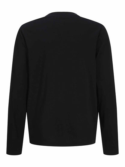 Jack&Jones Jr Denver, t-shirt a maniche lunghe da Bambino nero