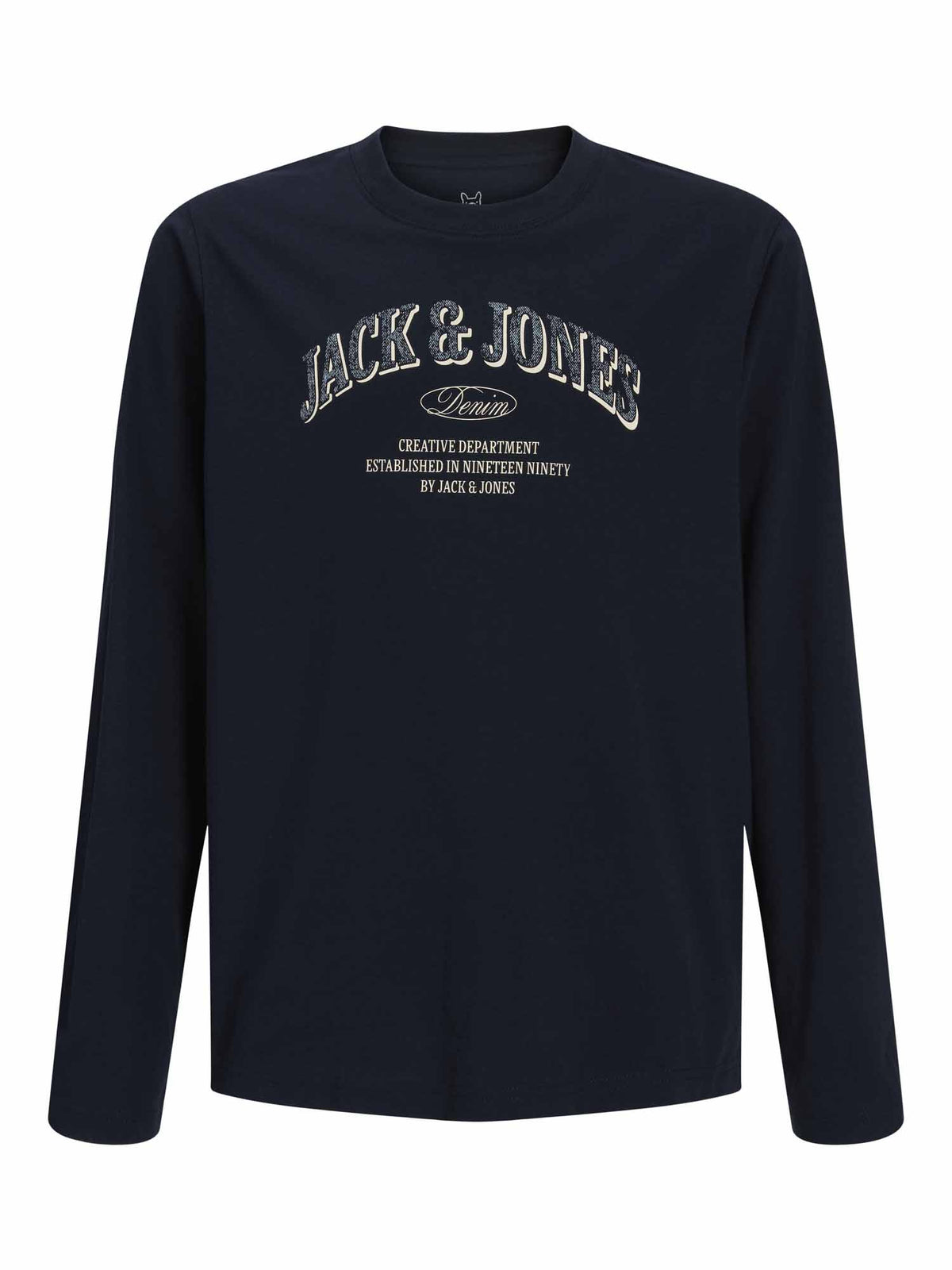Jack&Jones Jr Denver, t-shirt a maniche lunghe da bambino Blu