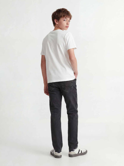 Jack&Jones Jr Chris, jeans Unisex bambino nero