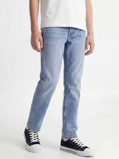 Jack&Jones Jr Chris, jeans Unisex bambino denim