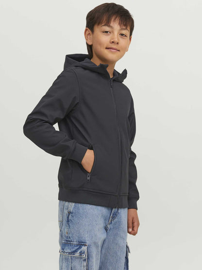 Jack&jones softshell giubbino da bambino/a nero