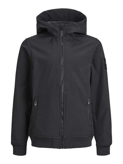 Jack&jones softshell giubbino da bambino/a nero