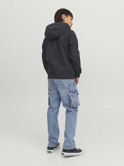 Jack&jones softshell giubbino da bambino/a nero