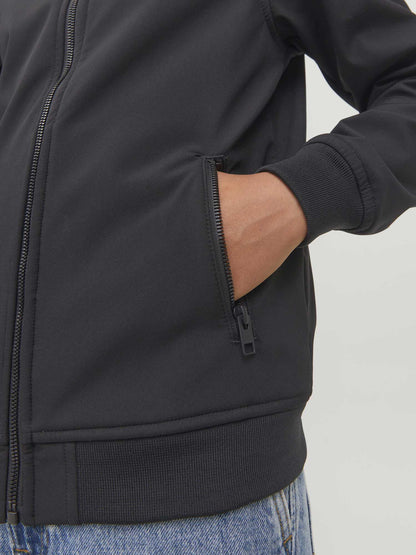 Jack&jones softshell giubbino da bambino/a nero