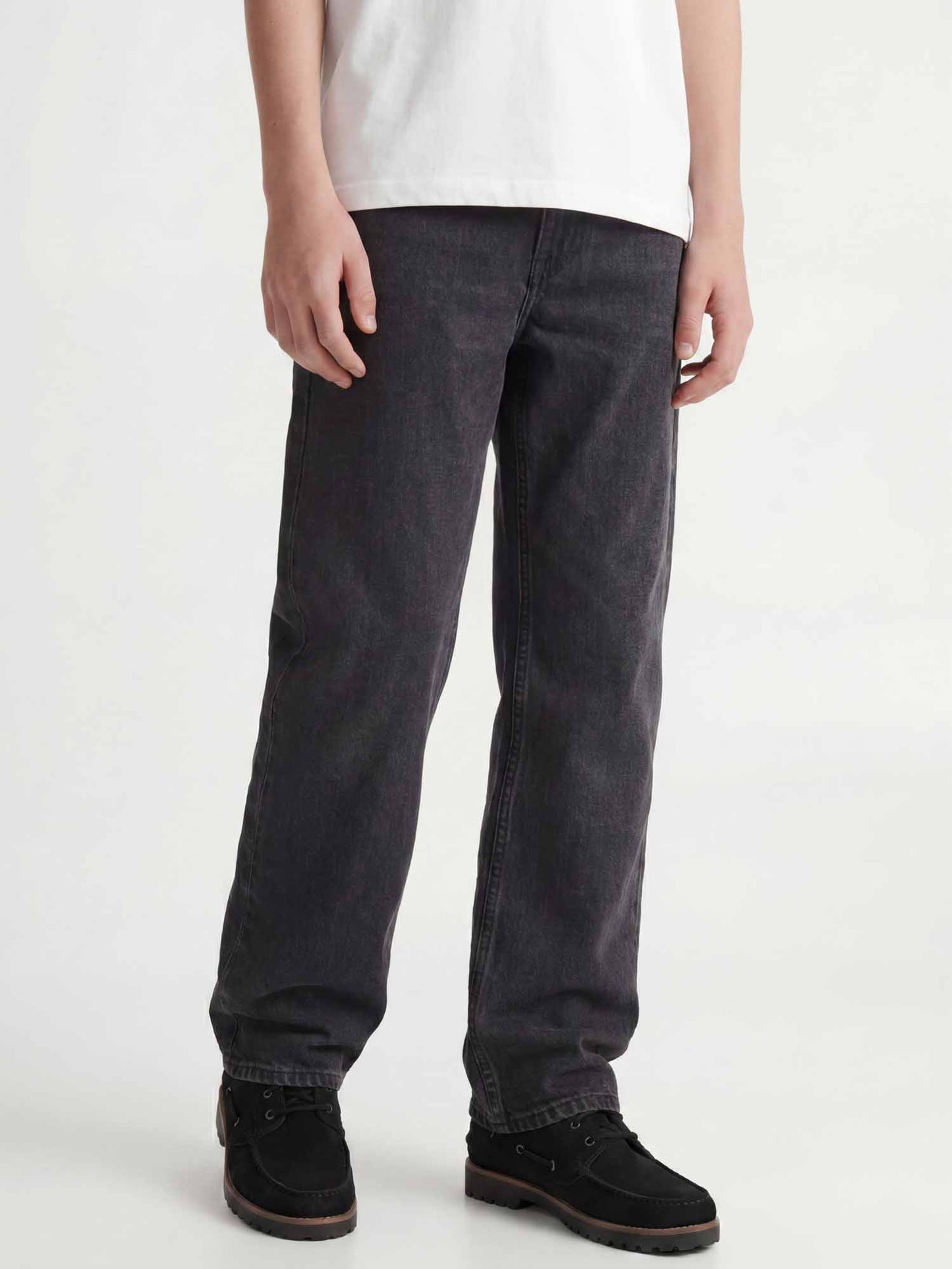 Jack&Jones Jr Alex Original, jeans Unisex bambino nero