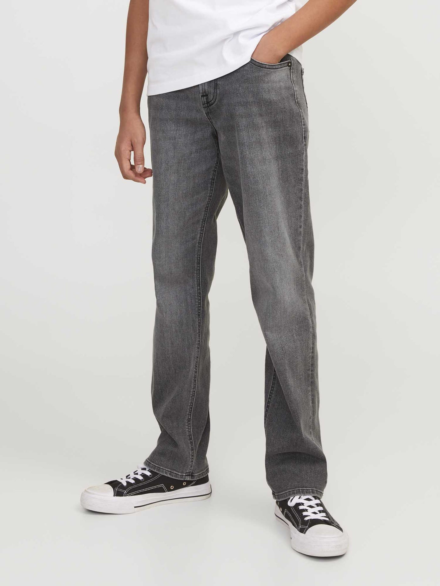 JEANS CLARK JACK&JONES DA BAMBINO DENIM GRIGIO