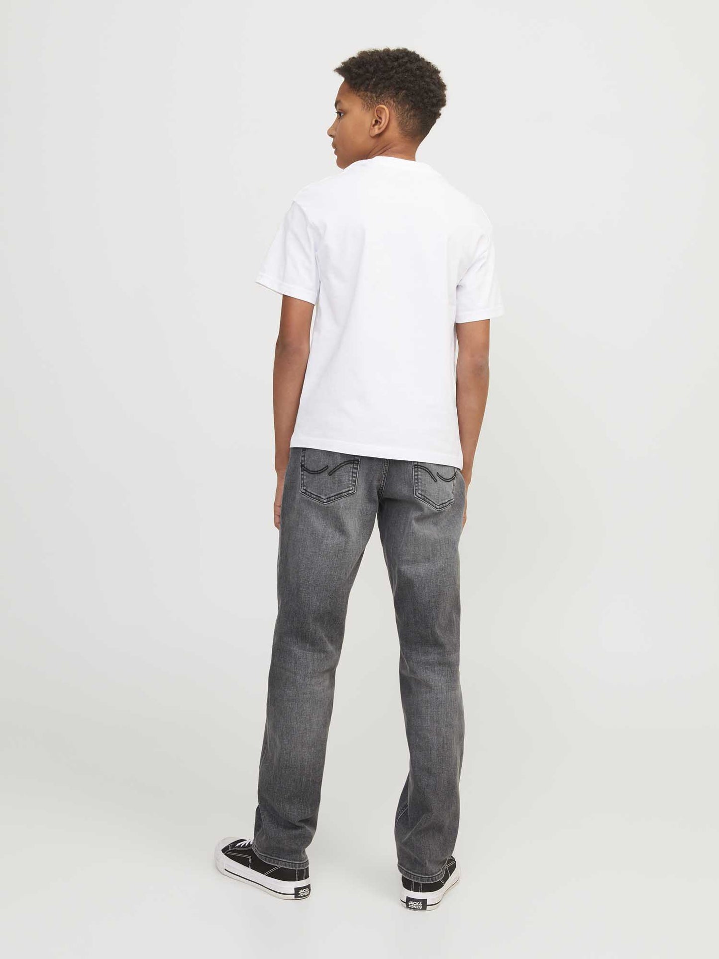 JEANS CLARK JACK&JONES DA BAMBINO DENIM GRIGIO