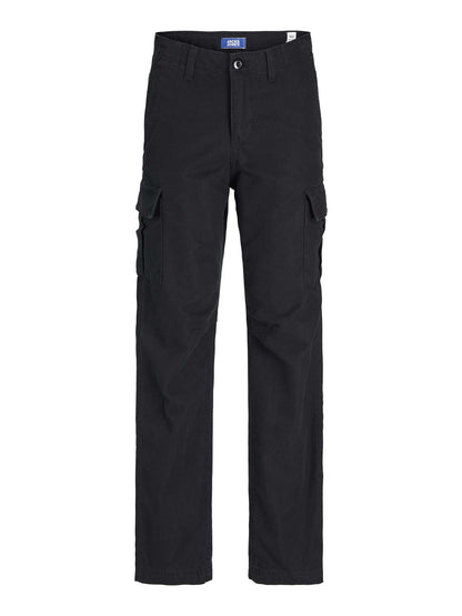 PANTALONE CARGO JACK&JONES DA BAMBINO NERO