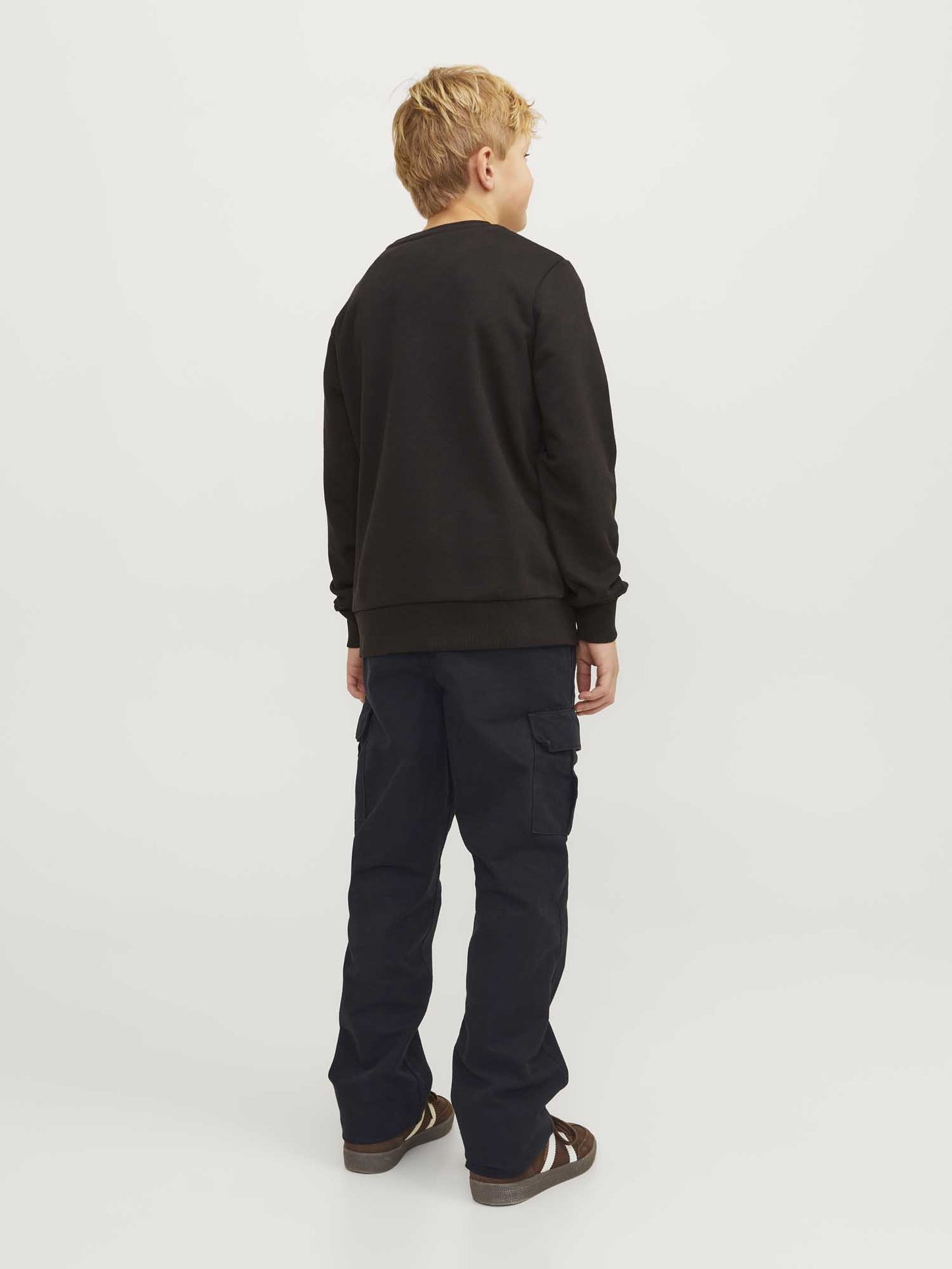 PANTALONE CARGO JACK&JONES DA BAMBINO NERO