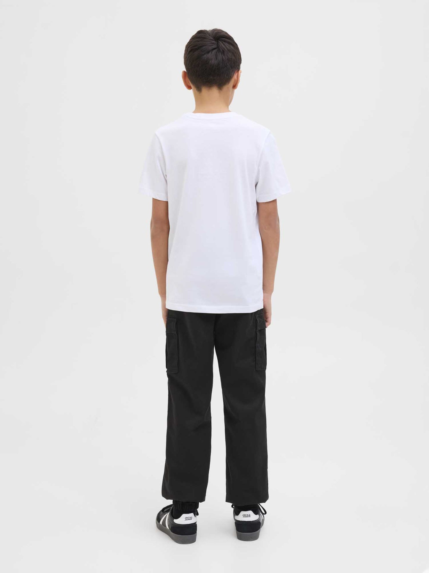 PANTALONE KANE CARGO JACK&JONES DA BAMBINO NERO