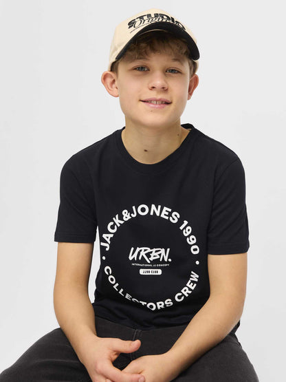 JACK&JONES SIMON TEE - NERO