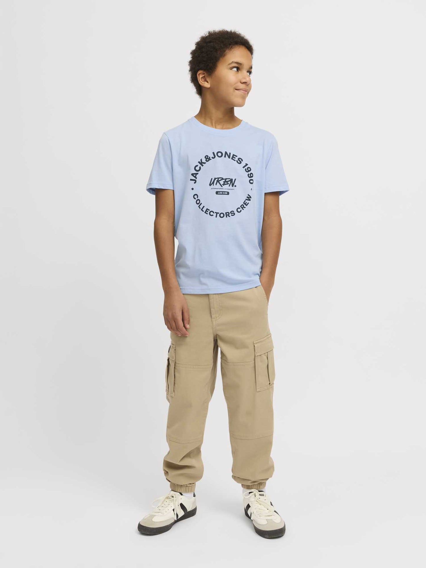 JACK&JONES SIMON TEE - CELESTE