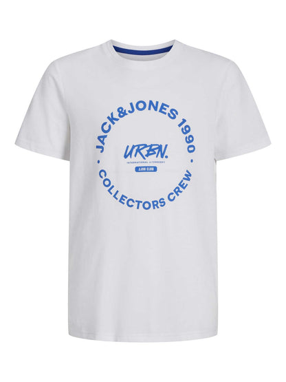 JACK&JONES SIMON TEE - BIANCO
