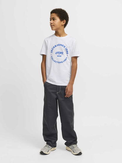 JACK&JONES SIMON TEE - BIANCO