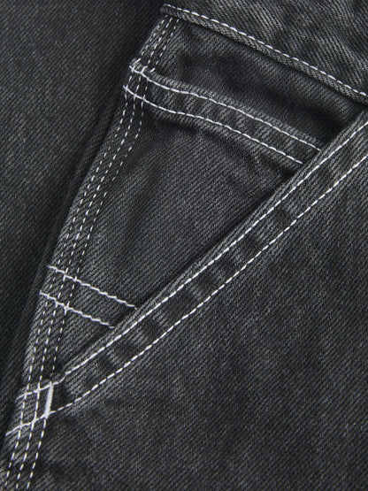 JEANS ALEX CARPENTER JACK&JONES DA BAMBINO DENIM NERO