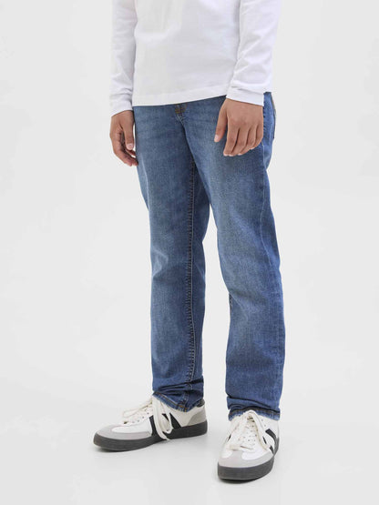 Jeans Jack&Jones Glenn per bambino unisex in denim blu