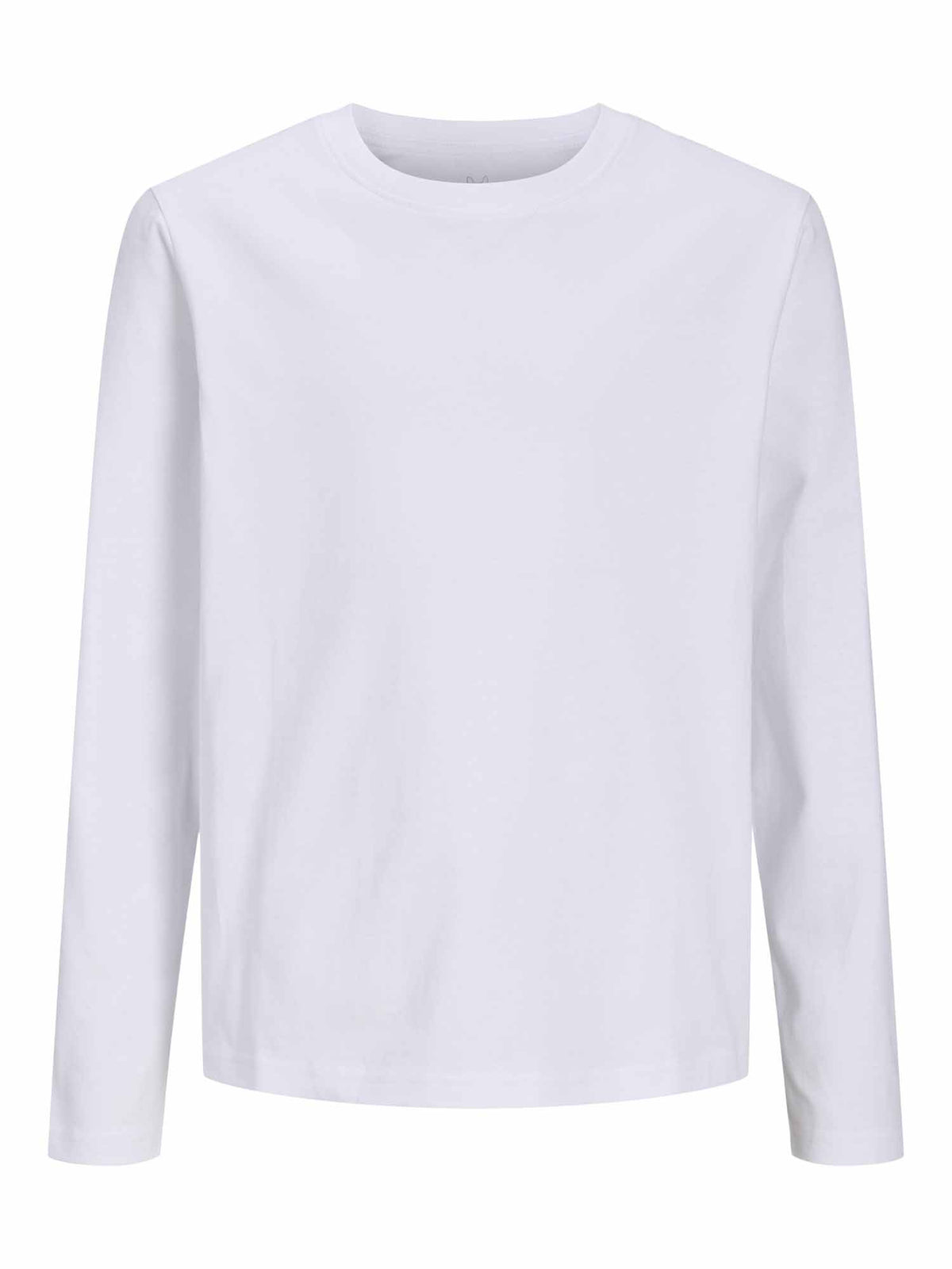 Jack&Jones Jr Organic, t-shirt a maniche lunghe da bambino bianca