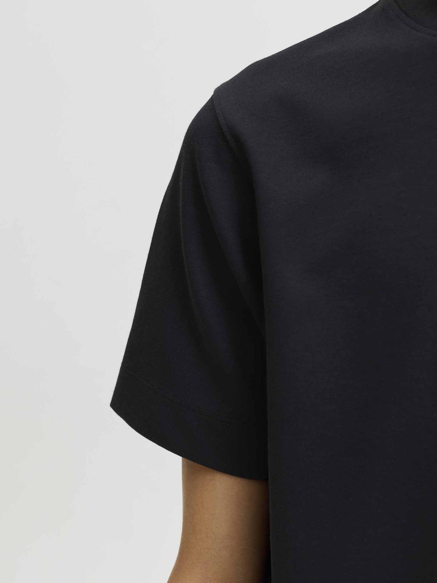 Jack&Jones Jr Barron, t-shirt a maniche lunghe da bambino nera