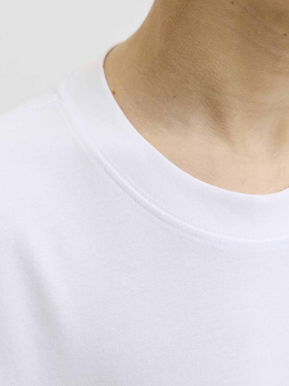 Jack&Jones Jr Barron, t-shirt a maniche lunghe da bambino bianca