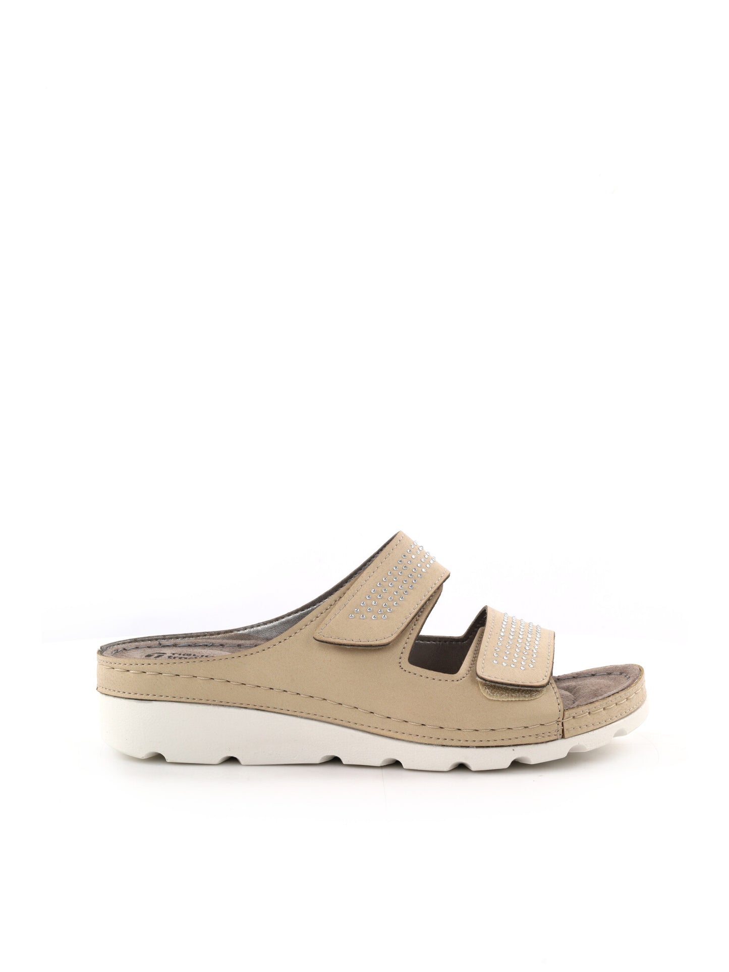 Tiglio Maratea, ciabatte da donna beige eleganti e confortevoli