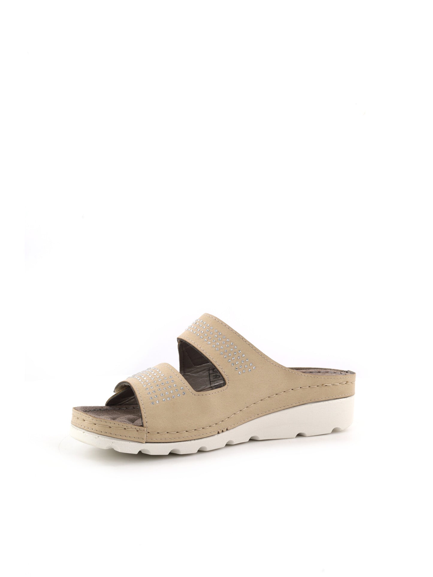 Tiglio Maratea, ciabatte da donna beige eleganti e confortevoli