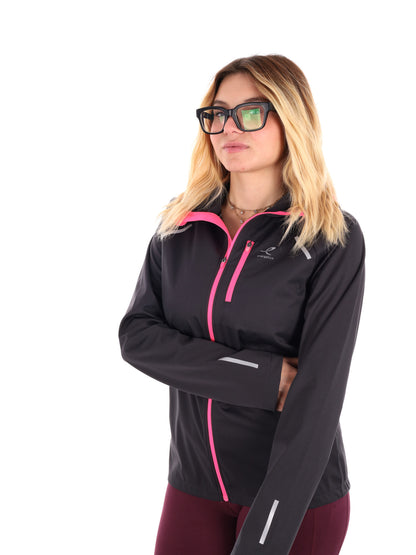 GIACCA RUNNING TOBBA ENERGETICS DA DONNA NERO