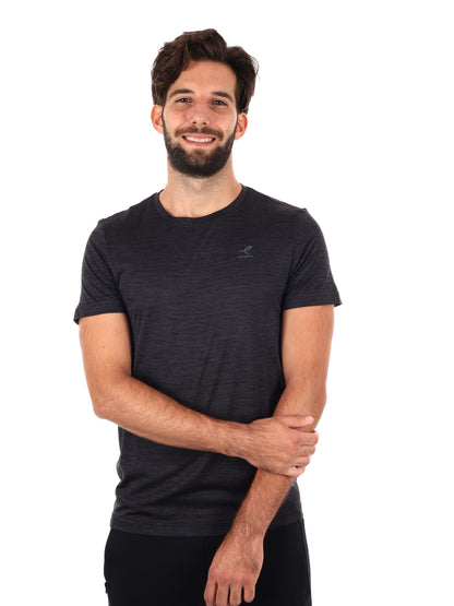 Energetics telly t-shirt mm training da uomo nero
