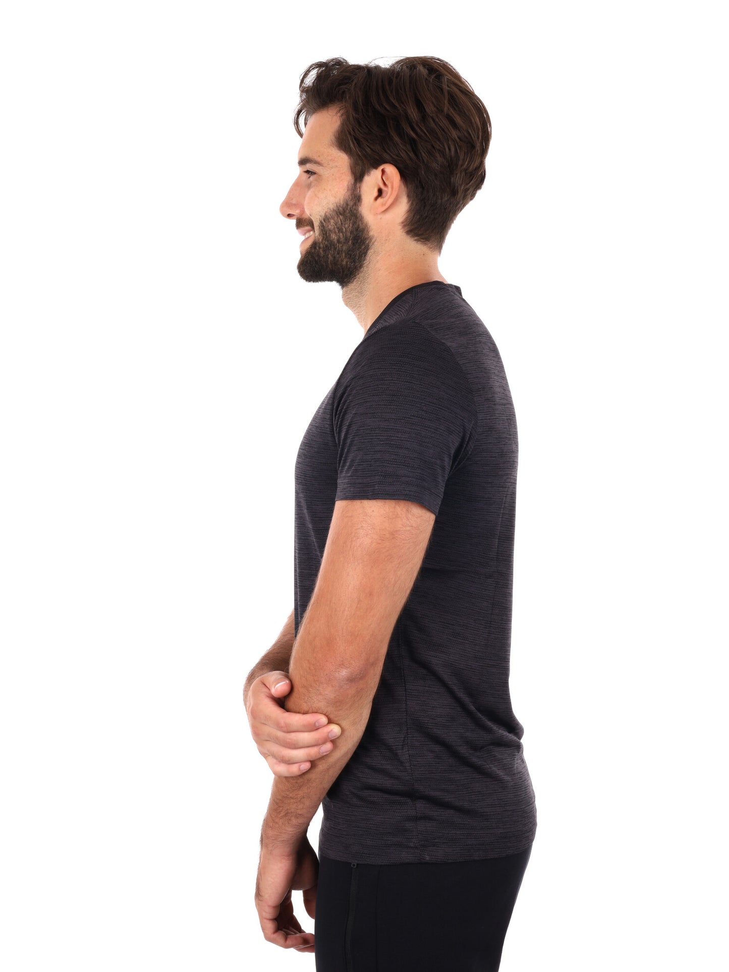 T-SHIRT TRAINING TELLY ENERGETICS DA UOMO NERO