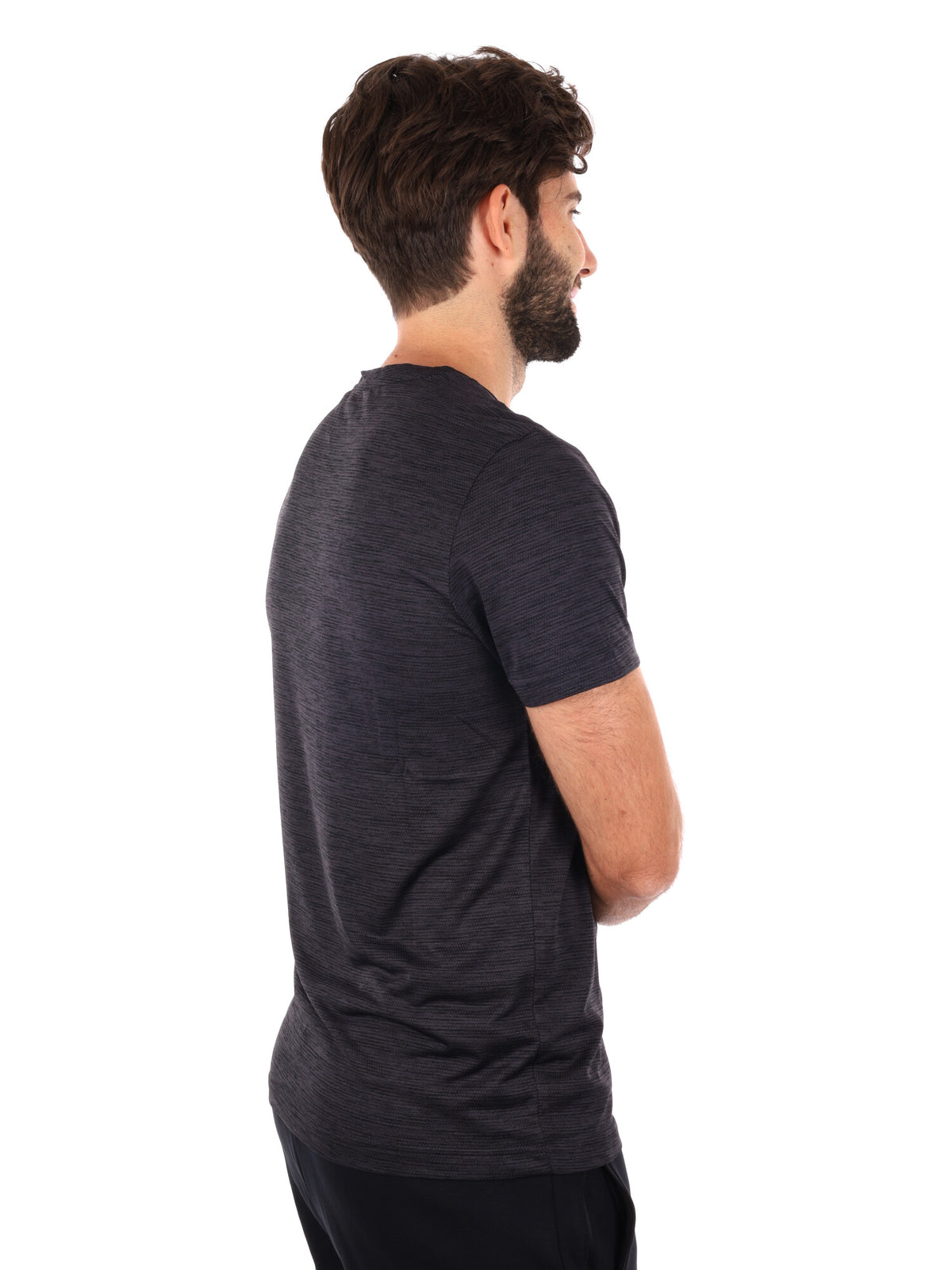 Energetics telly t-shirt mm training da uomo nero