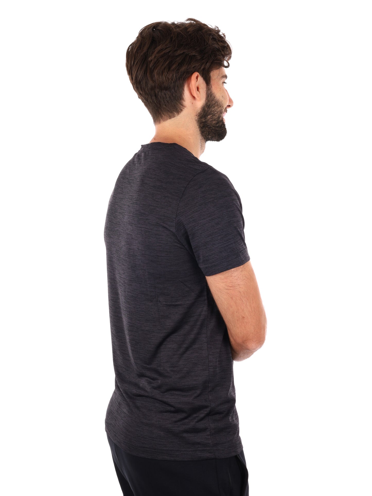 T-SHIRT TRAINING TELLY ENERGETICS DA UOMO NERO