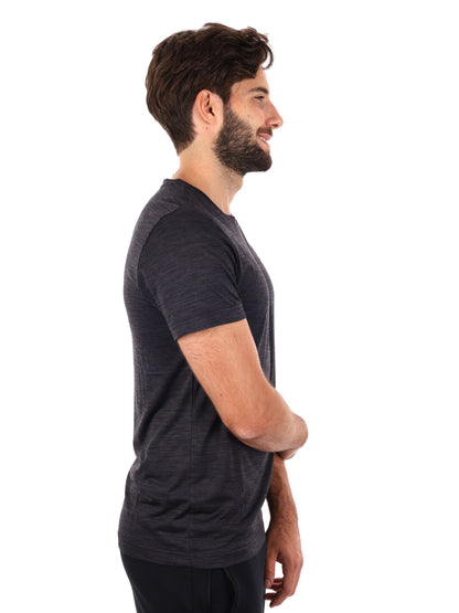 Energetics telly t-shirt mm training da uomo nero