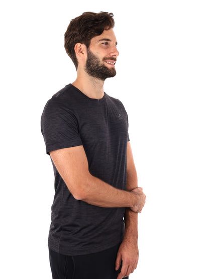 Energetics telly t-shirt mm training da uomo nero