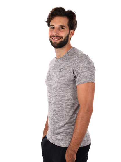 T-SHIRT TRAINING TELLY ENERGETICS DA UOMO GRIGIO