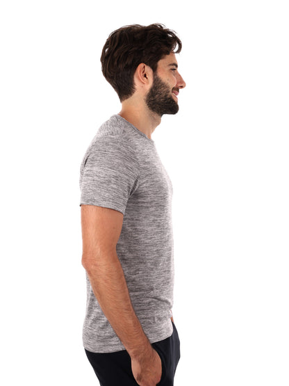 T-SHIRT TRAINING TELLY ENERGETICS DA UOMO GRIGIO