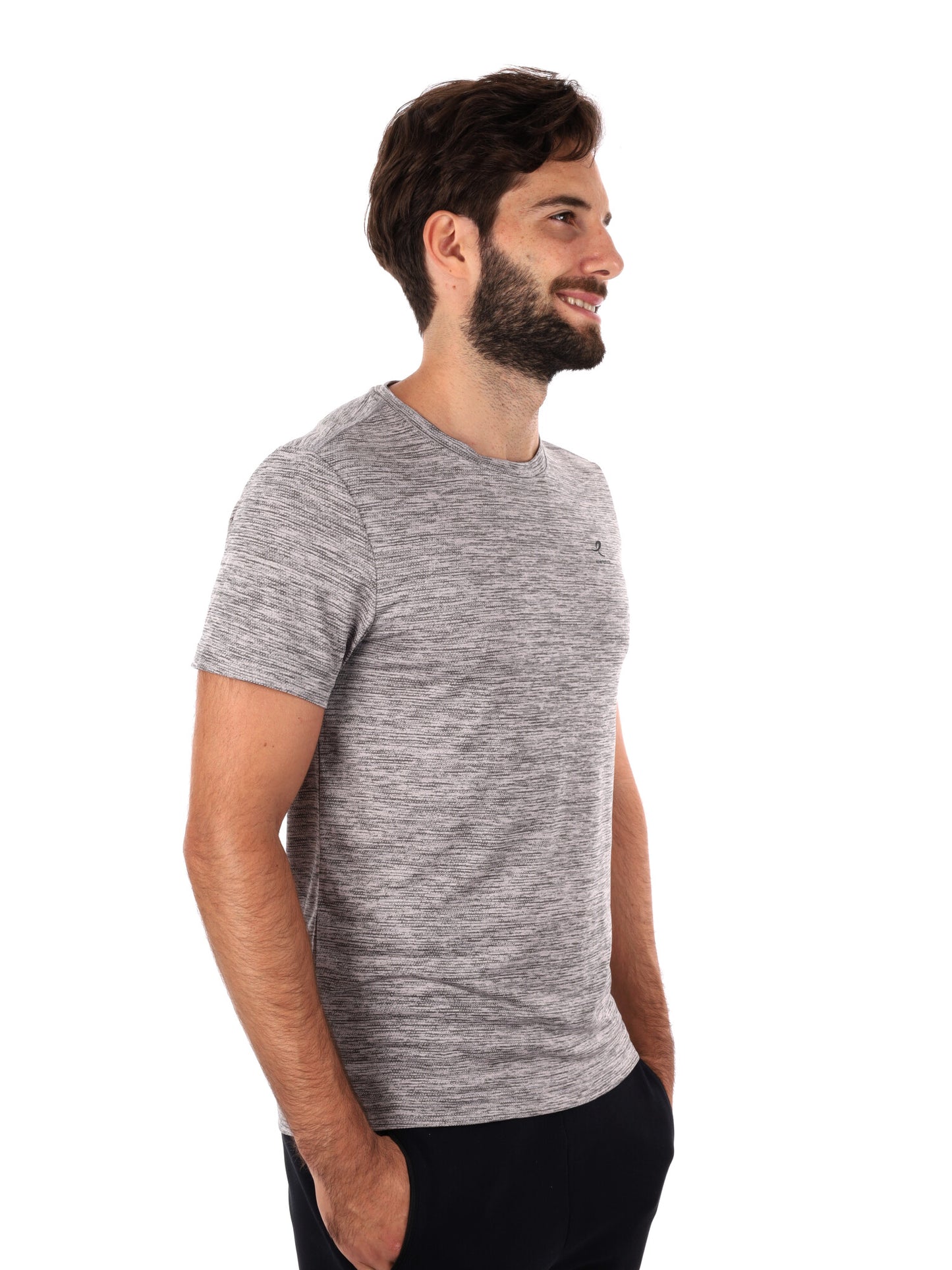 T-SHIRT TRAINING TELLY ENERGETICS DA UOMO GRIGIO