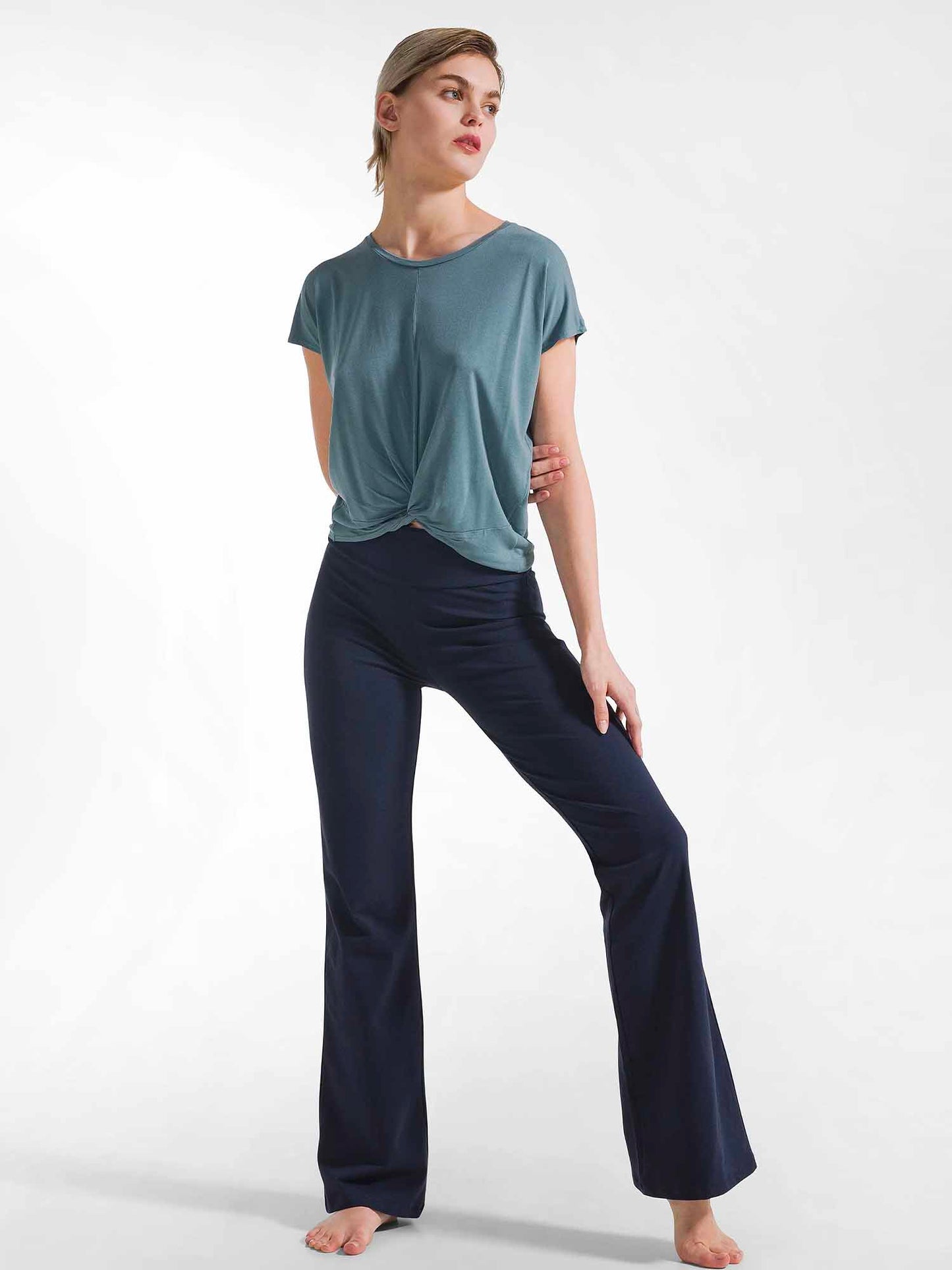 DEHA PANTA STRETCH J - BLU