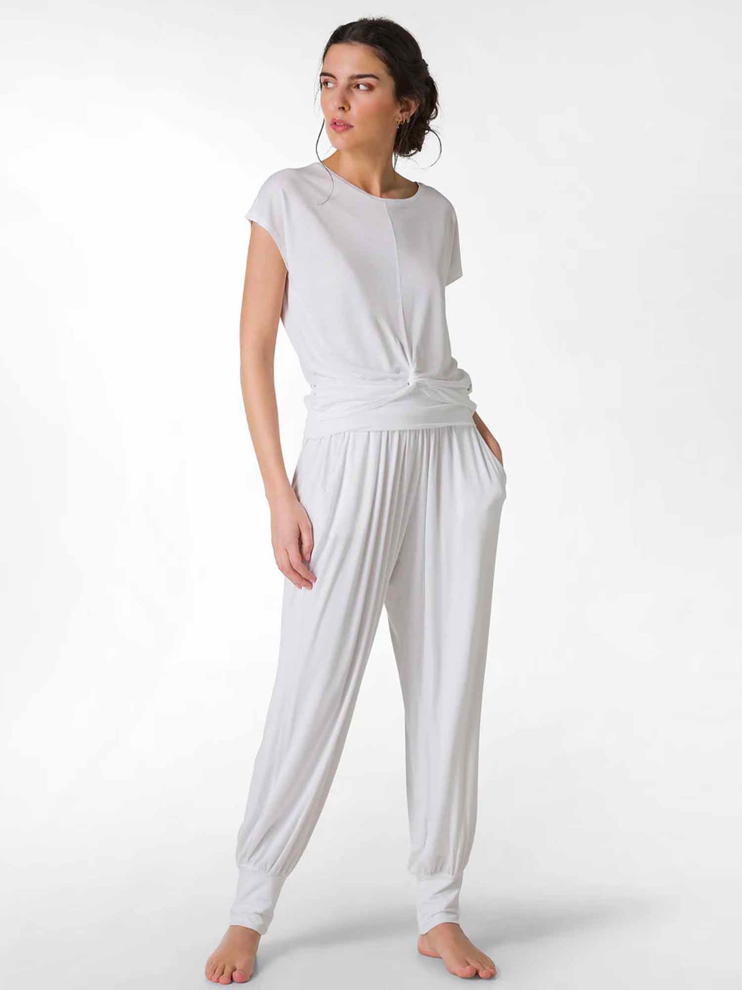 DEHA T-SHIRT YOGA - BIANCO