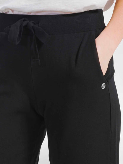 DEHA PANTA FLEECE - NERO