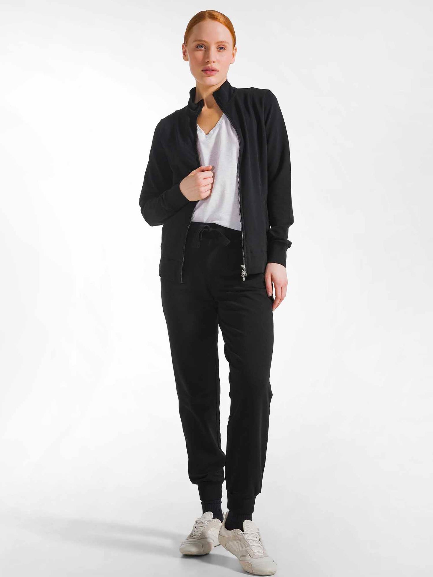 DEHA PANTA FLEECE - NERO