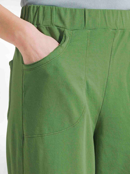 DEHA PANTA FLEECE - VERDE