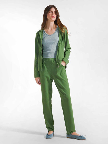 DEHA PANTA FLEECE - VERDE