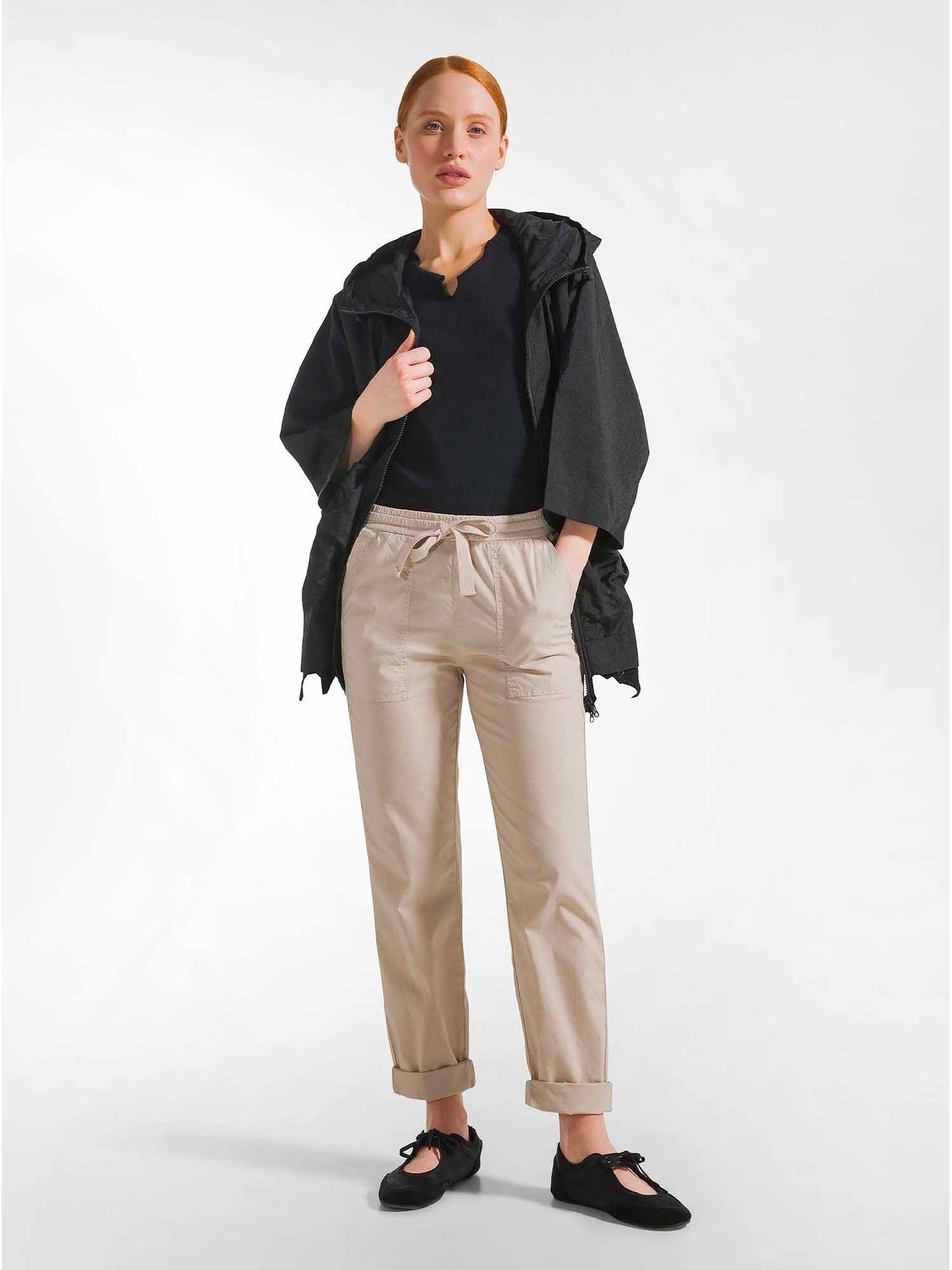 DEHA PANTA POPLIN - BEIGE