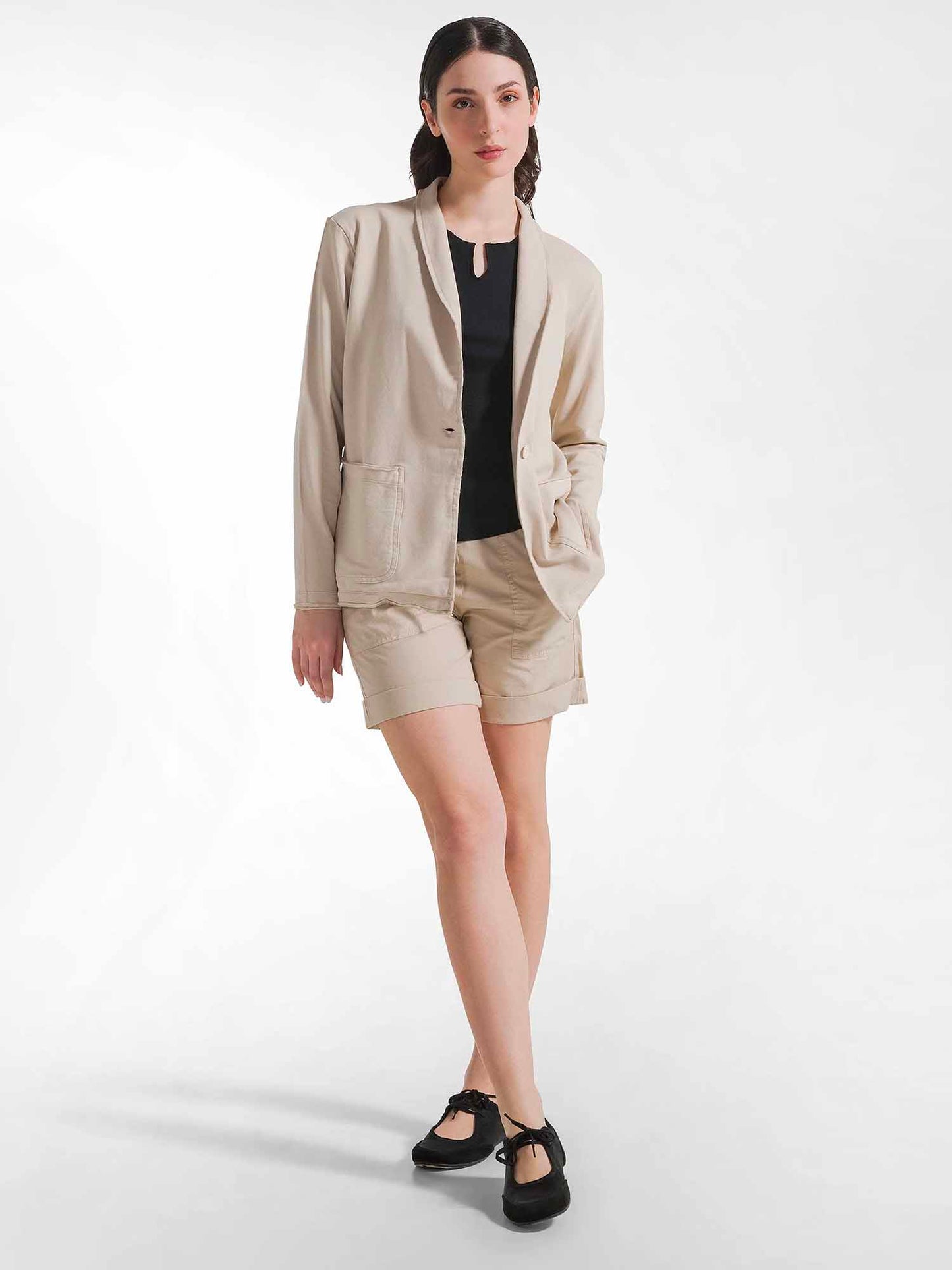 DEHA SHORT POPLIN - BEIGE