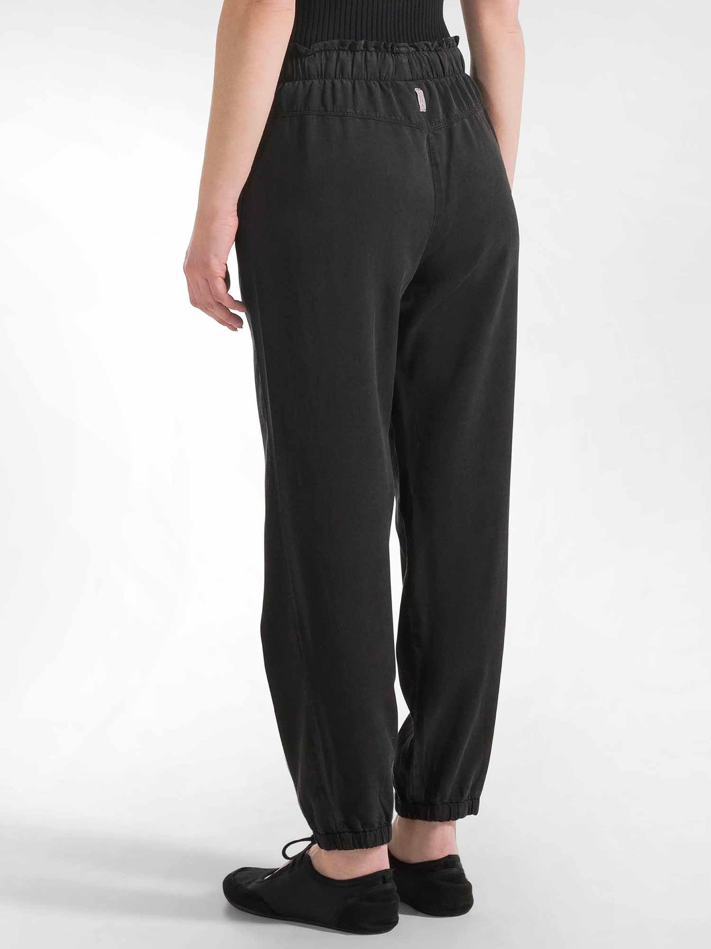 DEHA PANTA TENCEL - NERO