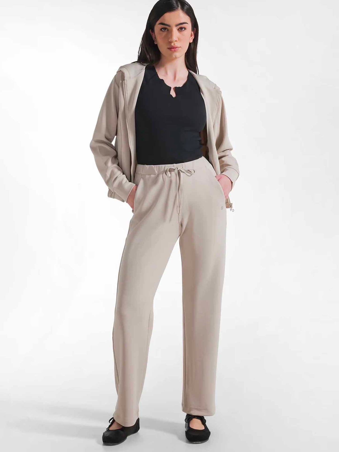 DEHA PANTALONE MODAL - BEIGE