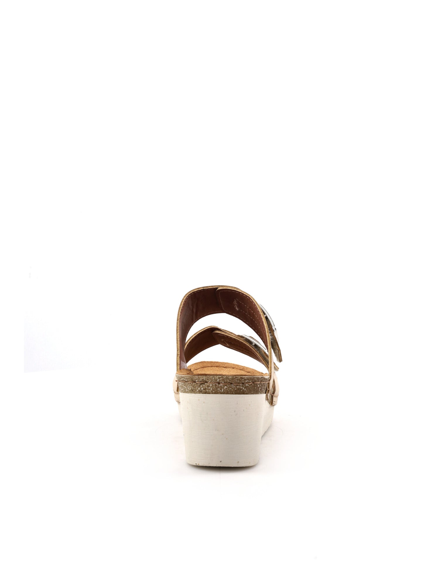 Tiglio Ciabatte donna Tropea beige con risvolto in eco-pelliccia